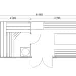 Баня бочка - варяг 6x2,4м