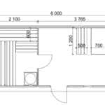 Овальная баня бочка 6x3м